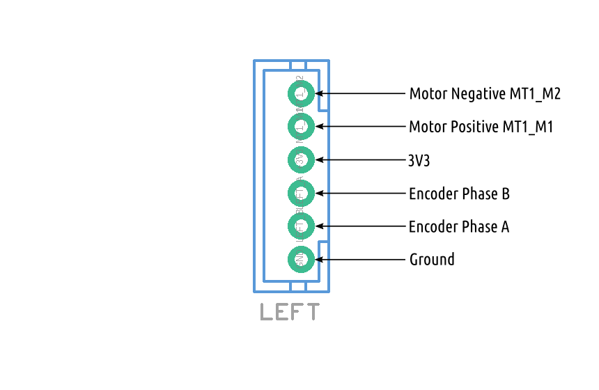 Left Motor Connector