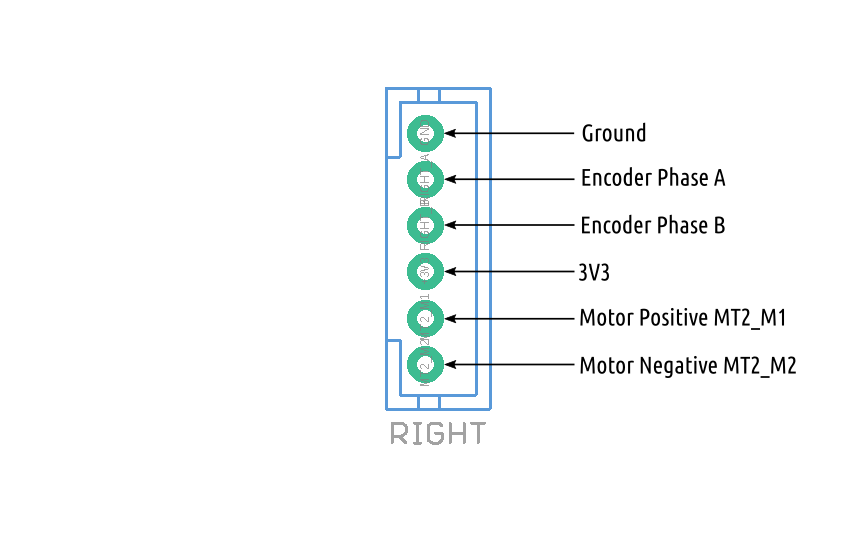 Right Motor Connector